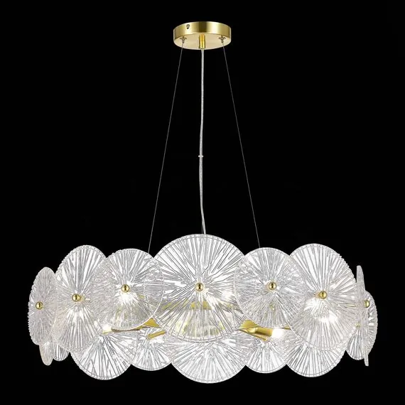ST LUCE SL1657.203.08 Люстра подвесная ST-Luce Золотистый/Прозрачный E14 8*40W, изображение 5