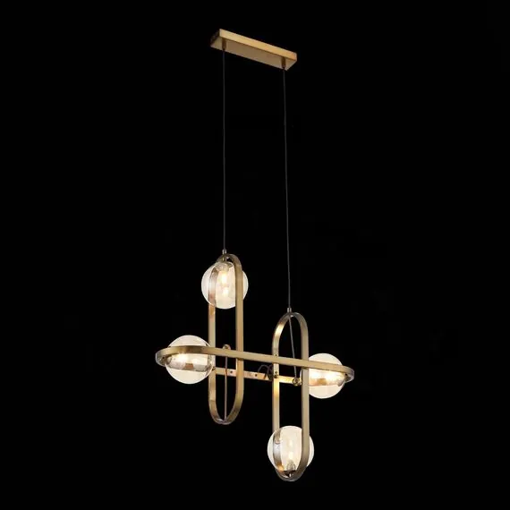 ST LUCE SL1201.203.04 Светильник подвесной ST-Luce Бронзовый/Коньячный G9 4*5W, изображение 4