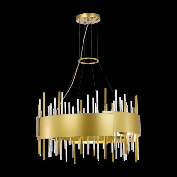 ST LUCE SL1633.203.12 Люстра подвесная ST-Luce Матовое золото/Матовое золото,Прозрачный E14 12*40W, изображение 4