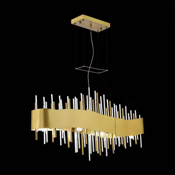 ST LUCE SL1633.213.08 Люстра подвесная ST-Luce Матовое золото/Матовое золото,Прозрачный E14 8*40W, изображение 5