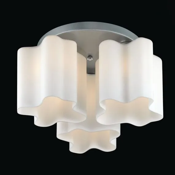 ST LUCE SL116.502.03 Люстра потолочная ST-Luce Серебристый/Белый E27 3*60W, изображение 3