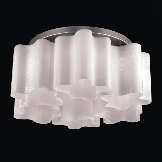 ST LUCE SL117.502.06 Люстра потолочная ST-Luce Серебристый/Белый с полосками E27 6*60W, изображение 4