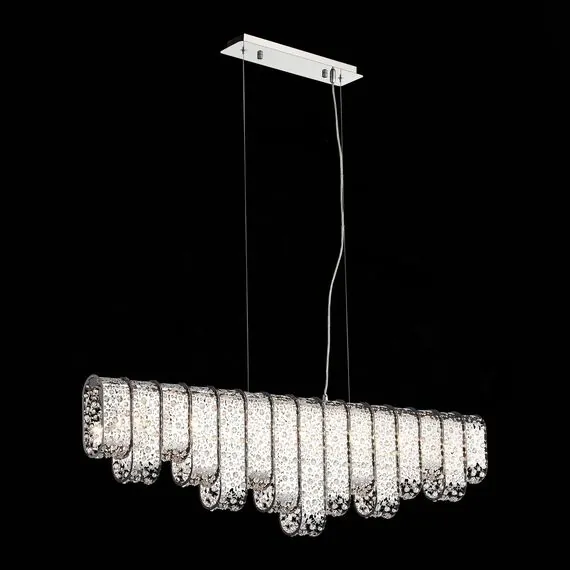 ST LUCE SL1117.103.07 Светильник подвесной ST-Luce Хром/Хром, Прозрачный G9 7*5W, изображение 4