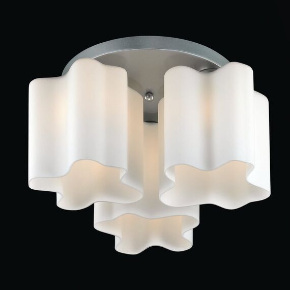 ST LUCE SL116.502.03 Люстра потолочная ST-Luce Серебристый/Белый E27 3*60W, изображение 4