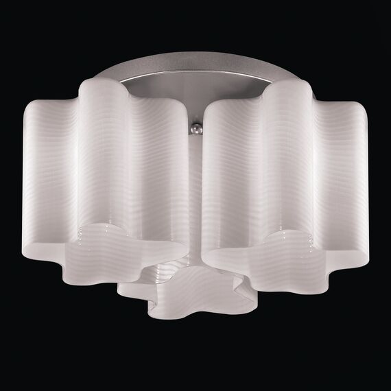 ST LUCE SL117.502.03 Люстра потолочная ST-Luce Серебристый/Белый с полосками E27 3*60W, изображение 4