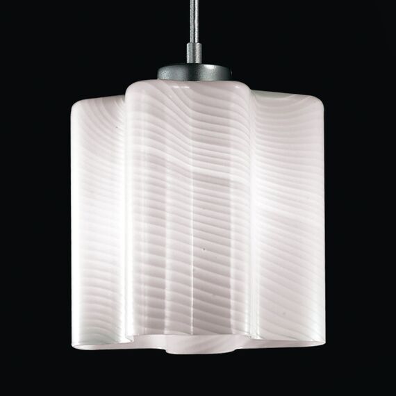 ST LUCE SL117.503.01 Светильник подвесной ST-Luce Серебристый/Белый с полосками E27 1*60W, изображение 5