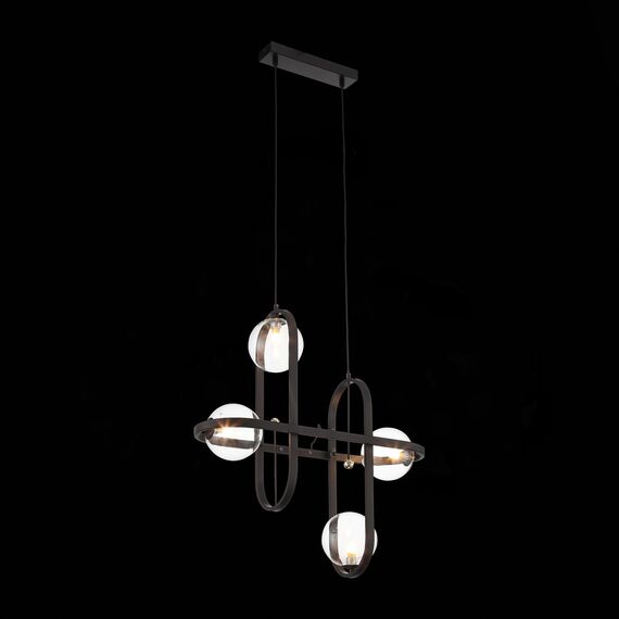ST LUCE SL1201.403.04 Светильник подвесной ST-Luce Черный/Прозрачный G9 4*5W, изображение 5