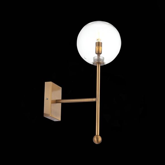 ST LUCE SL1205.301.01 Светильник настенный ST-Luce Латунь/Прозрачный G9 1*5W SANDRO, изображение 5