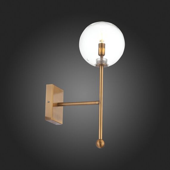 ST LUCE SL1205.301.01 Светильник настенный ST-Luce Латунь/Прозрачный G9 1*5W SANDRO, изображение 7