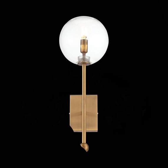 ST LUCE SL1205.301.01 Светильник настенный ST-Luce Латунь/Прозрачный G9 1*5W SANDRO, изображение 8