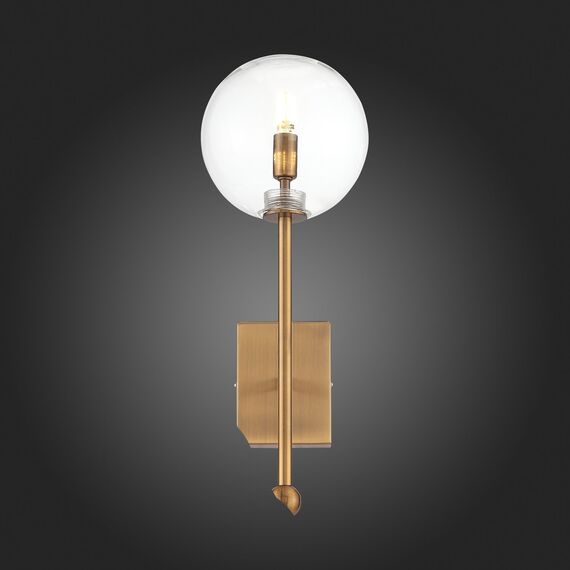 ST LUCE SL1205.301.01 Светильник настенный ST-Luce Латунь/Прозрачный G9 1*5W SANDRO, изображение 11