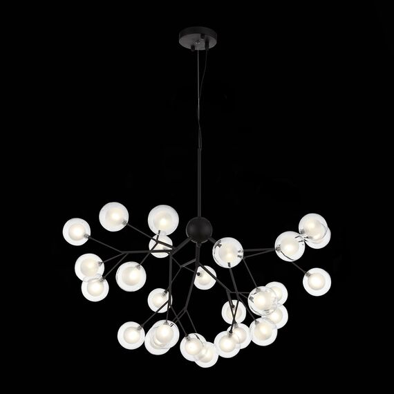 ST LUCE SL376.403.27 Светильник подвесной ST-Luce Черный/Прозрачный, Белый G4 LED 27*2W, изображение 5