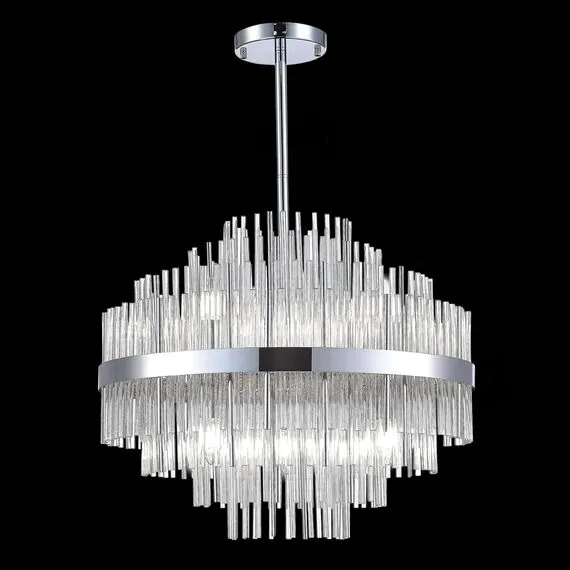 ST LUCE SL1634.103.09 Люстра подвесная ST-Luce Хром/Прозрачный E14 9*60W, изображение 4
