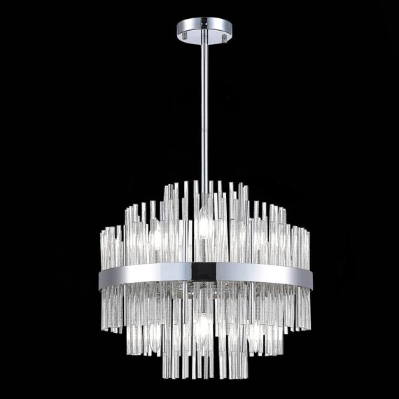 ST LUCE SL1634.103.06 Люстра подвесная ST-Luce Хром/Прозрачный E14 6*60W, изображение 5