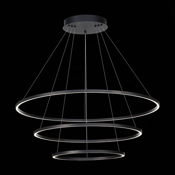 ST LUCE ST605.403.114 Cветильник подвесной SMART Черный/Белый LED 1*114W 2800-6500K