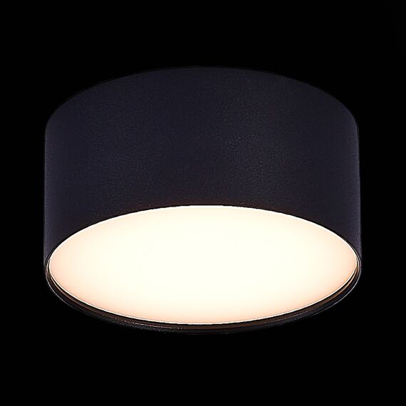 ST LUCE ST606.432.12 Светильник потолочный Черный LED 1*12W 3000K 1 080Lm Ra>85 120° IP20 D120xH55 185-265V, изображение 4