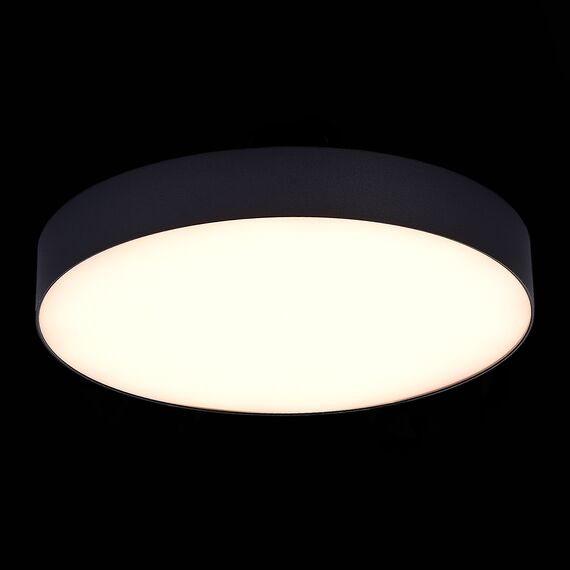 ST LUCE ST606.432.48 Светильник потолочный Черный LED 1*48W 3000K 4 320Lm Ra>85 120° IP20 D400xH55 185-265V, изображение 4