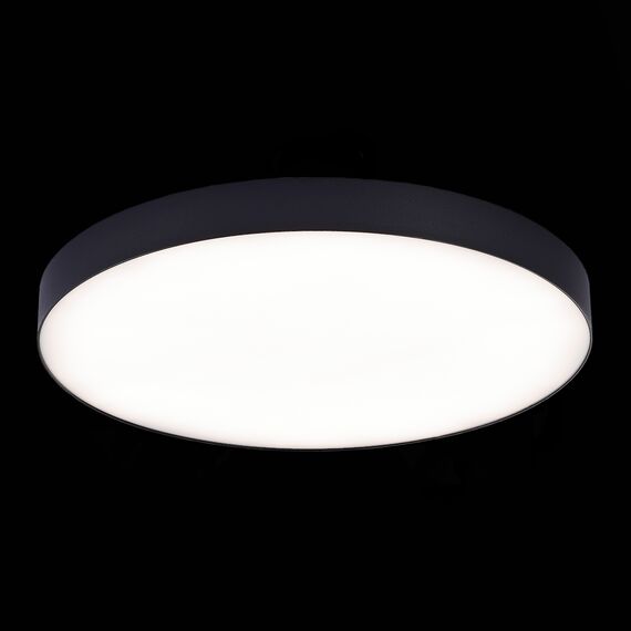 ST LUCE ST606.442.96 Светильник потолочный Черный LED 1*96W 4000K 8 640Lm Ra>85 120° IP20 D600xH55 185-265V, изображение 4