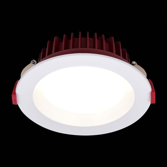 ST LUCE ST752.548.07 Светильник встраиваемый. Белый LED 1*7W 4000K 560Lm Ra80 100° IP44 D115xH47 100-240VV, изображение 5