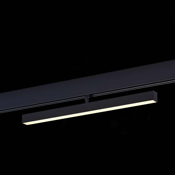 ST LUCE ST802.436.12 Магнитный трековый светильник Черный LED 1*12W 3000K 700Lm Ra>90 120° IP20 L405xW22,5xH, изображение 5