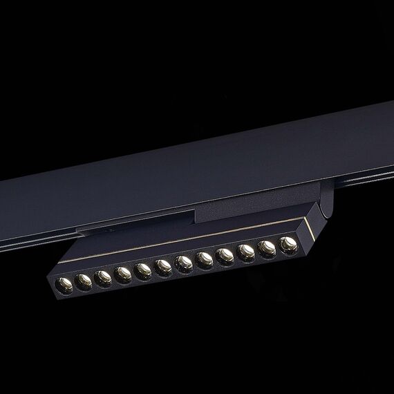 ST LUCE ST805.446.12 Магнитный трековый светильник Черный LED 1*12W 4000K 450Lm Ra>90 36° IP20 L220xW22xH117, изображение 5