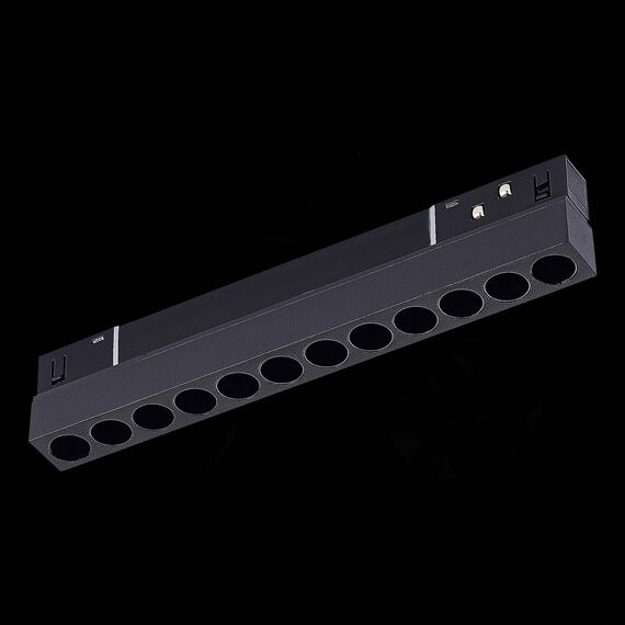 ST LUCE ST806.436.12 Магнитный трековый светильник Черный LED 1*12W 3000K 550Lm Ra>90 36° IP20 L220xW22xH44, изображение 4