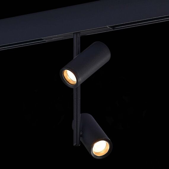 ST LUCE ST808.436.16 Магнитный трековый светильник Черный LED 1*16W 3000K 950Lm Ra>90 36° IP20 D45xH240 48VV, изображение 7