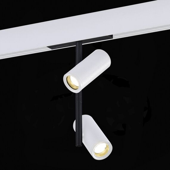 ST LUCE ST808.536.16 Магнитный трековый светильник Белый LED 1*16W 3000K 1 100Lm Ra>90 36° IP20 D45xH240 48V, изображение 7