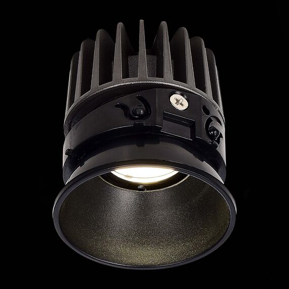 ST LUCE ST851.448.07 Светодиодный модуль Черный LED 1*7W 4000K 560Lm Ra90 36° IP20 D69xH75 220-240V, изображение 5