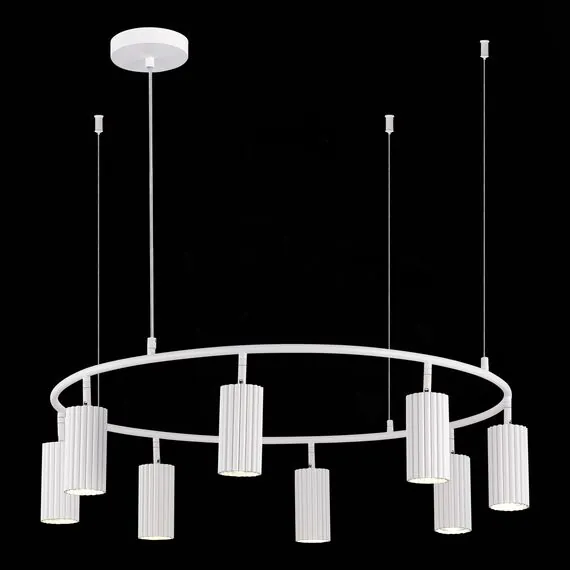 ST LUCE SL1213.503.08 Светильник подвесной ST-Luce Белый/Белый GU10 8*5W 4000K, изображение 5