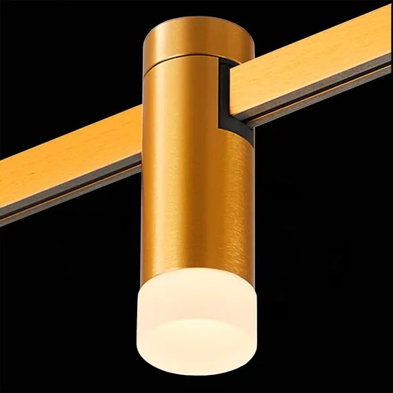 ST LUCE ST812.206.03 Магнитный трековый светильник FARM Золотистый LED 1*3W 3000K 93Lm Ra90 120 IP20 D29xH90, изображение 6