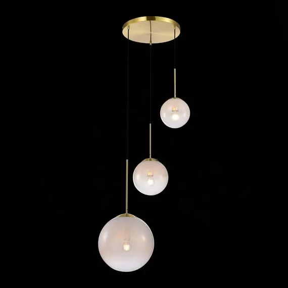 ST LUCE SL1190.203.03 Светильник подвесной ST-Luce Золотистый/Прозрачно-белый E27 3*60W, изображение 5