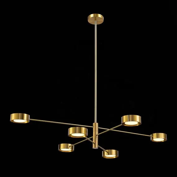 ST LUCE SL6504.302.06 Светильник потолочный ST-Luce Латунь/Латунь LED 6*5W 3000K, изображение 5