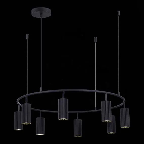 ST LUCE SL1213.403.08 Светильник подвесной ST-Luce Черный/Черный GU10 8*5W 4000K, изображение 6