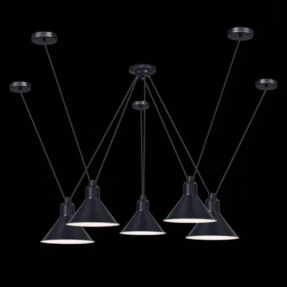 ST LUCE SL1804.403.05 Светильник подвесной ST-Luce Черный/Черный E14 5*60W, изображение 5