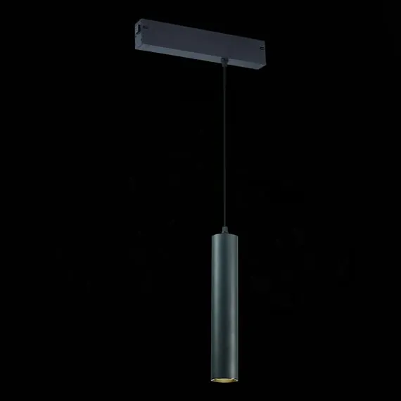 ST LUCE ST507.403.01 Светильник трековый Черный GU10 1*50W  IP20 D54xH290 180-240V Без ламп, изображение 4