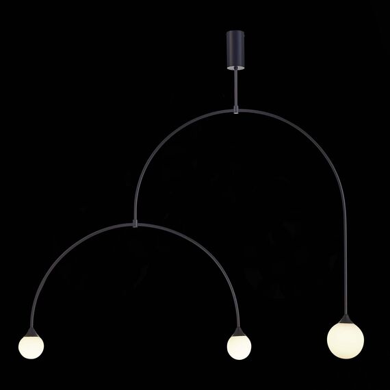 ST LUCE SL1187.403.03 Светильник подвесной ST-Luce Черный/Белый G9 3*5W 4000K, изображение 4