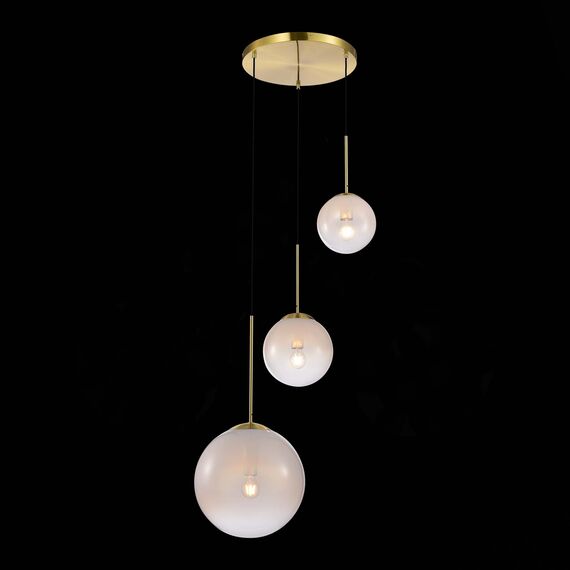 ST LUCE SL1190.203.03 Светильник подвесной ST-Luce Золотистый/Прозрачно-белый E27 3*60W, изображение 5