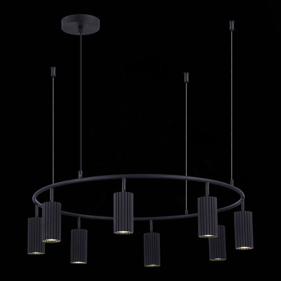 ST LUCE SL1213.403.08 Светильник подвесной ST-Luce Черный/Черный GU10 8*5W 4000K, изображение 6