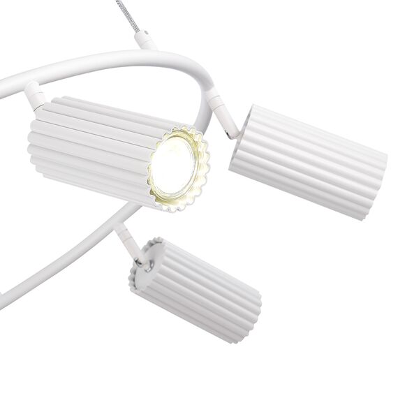 ST LUCE SL1213.503.06 Светильник подвесной ST-Luce Белый/Белый GU10 6*5W 4000K, изображение 5