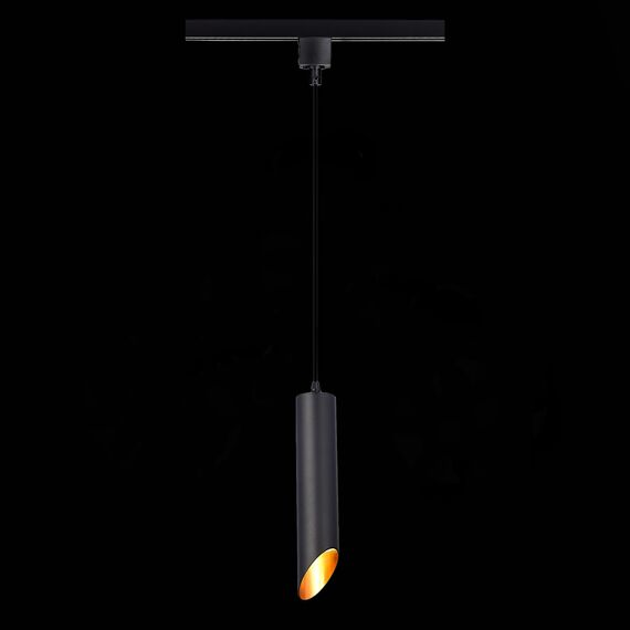 ST LUCE ST152.406.01 Светильник трековый Черный GU10 1*50W IP20 D60xH300 220V Без ламп, изображение 4