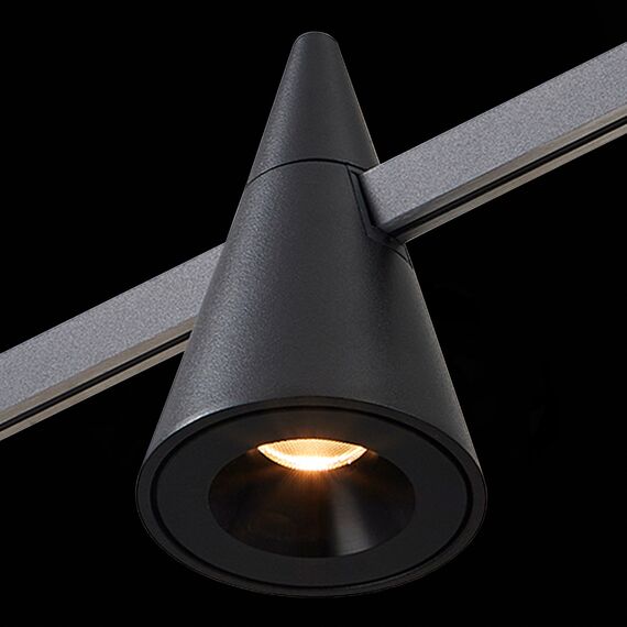 ST LUCE ST813.406.05 Магнитный трековый светильник FARM Черный LED 1*5W 3000K 325Lm Ra90 60 IP20 D70xH115 24, изображение 10