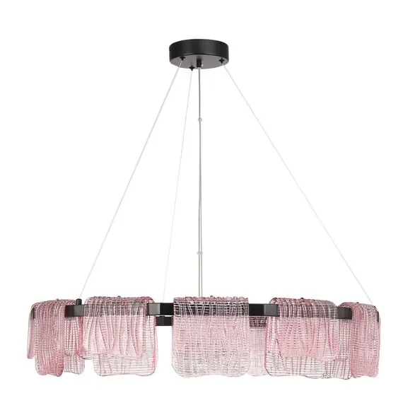 ST LUCE SL6021.403.66 Светильник подвесной ST-Luce черный/розовый LED 1*66W 4000K