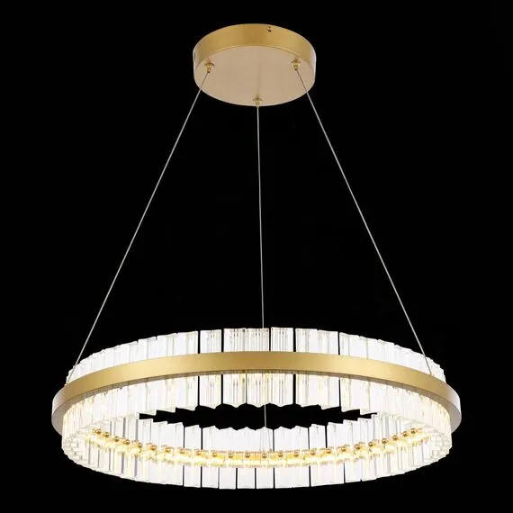 ST LUCE SL383.213.01 Светильник подвесной ST-Luce Матовое золото/Прозрачный LED 1*44W 3000K, изображение 3