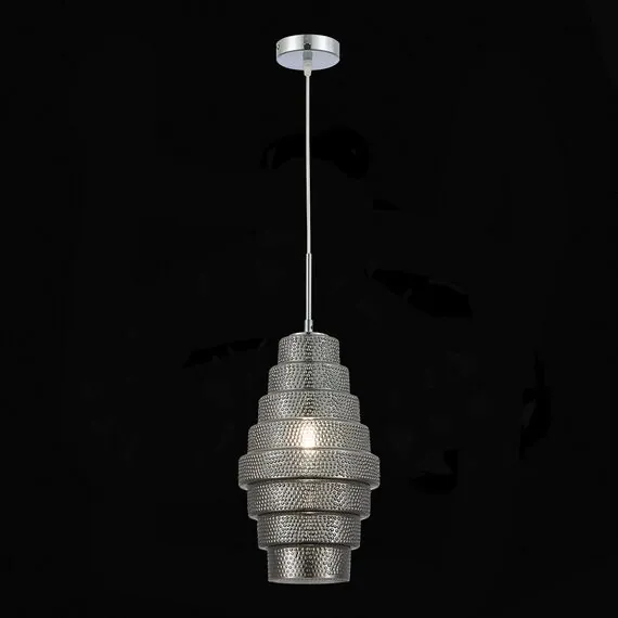 ST LUCE SL1001.103.01 Подвес ST-Luce Хром/Дымчатый E27 1*40W, изображение 3