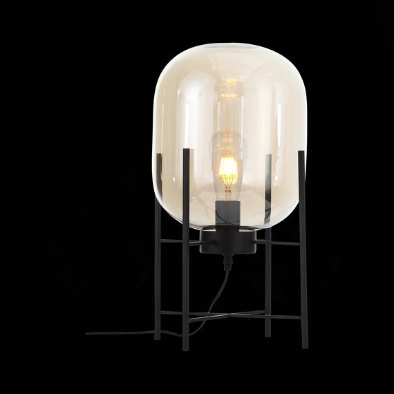 ST LUCE SL1050.505.01 Прикроватная лампа ST-Luce Черный/Коньячный E27 1*40W (из 2-х коробок), изображение 5