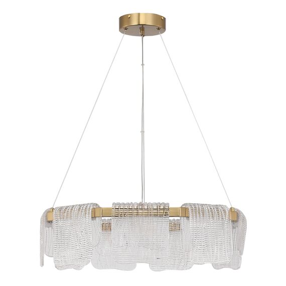 ST LUCE SL6021.203.54 Светильник подвесной ST-Luce золотистый/прозрачный LED 1*54W 4000K