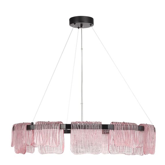 ST LUCE SL6021.403.66 Светильник подвесной ST-Luce черный/розовый LED 1*66W 4000K