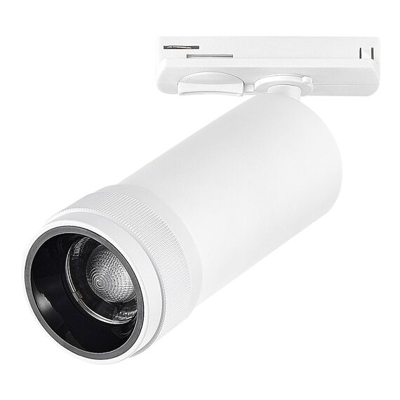 ST LUCE ST385.536.10 Светильник трековый Zoom Белый LED 1*10W 3000K 900Lm Ra 10-55° IP20 D55xH125 220V BASE, изображение 2
