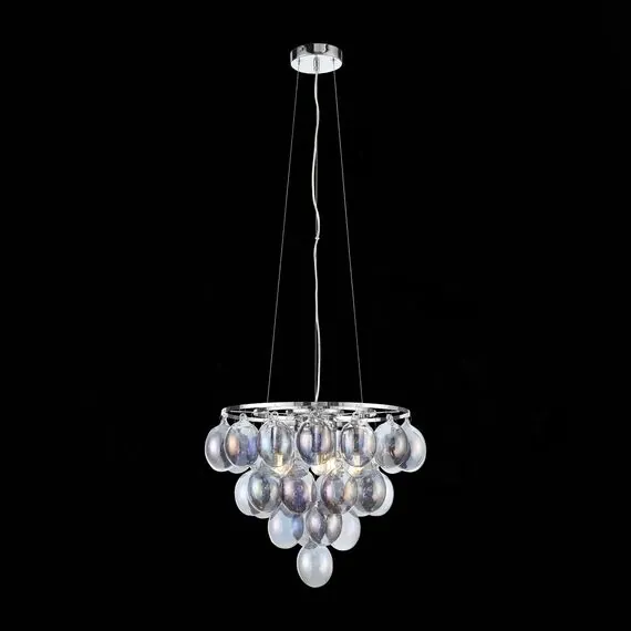ST LUCE SL432.703.05 Люстра подвесная ST-Luce Хром/Перламутровый E27 5*60W, изображение 2